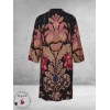 GOZZIP Jurk Michelle Zwart/Beige/Roze