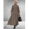 STUDIO Jurk MAXI LANG Leopard 