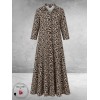 STUDIO Jurk MAXI LANG Leopard 