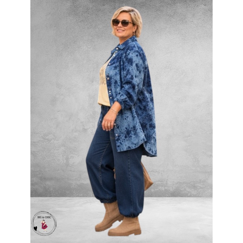 STUDIO Shirt/Blouse Ellie Dark Blue Denim