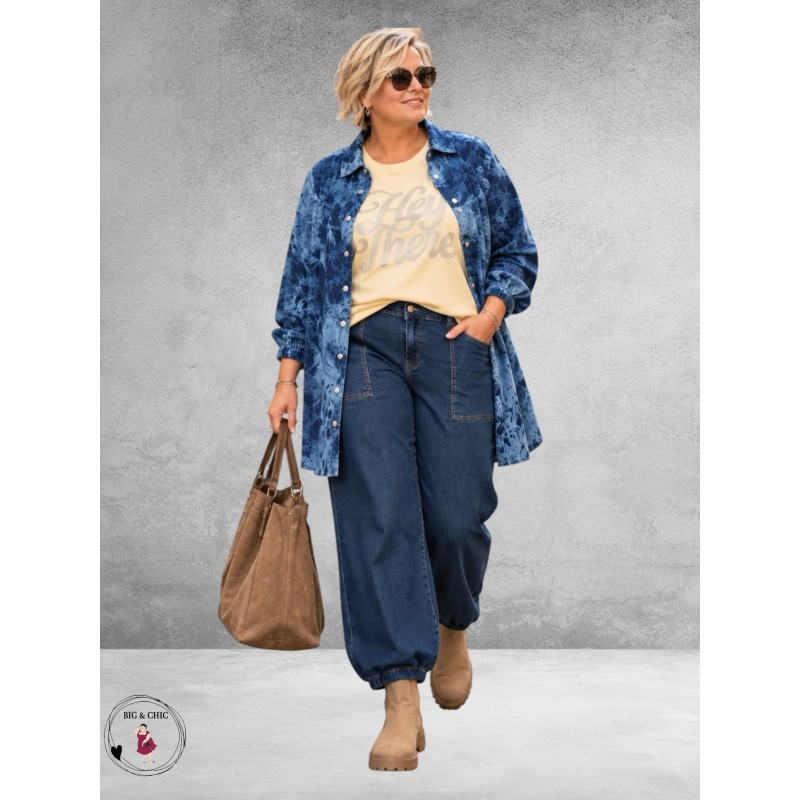 STUDIO Shirt/Blouse Ellie Dark Blue Denim