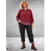 Smith en Soul Sweater Verrassend Achterkant Bordeaux