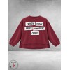 Smith en Soul Sweater Verrassend Achterkant Bordeaux