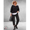 Smith en Soul Sweater Verrassend Achterkant Zwart