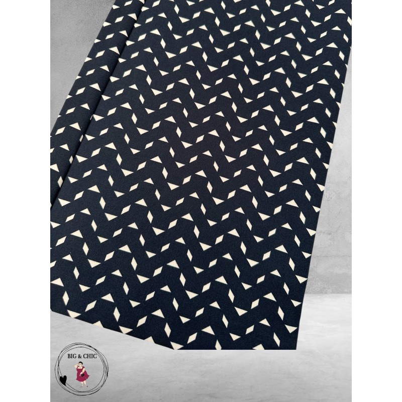 STARK Broek Bell Flare Grafisch Zwart-Zand