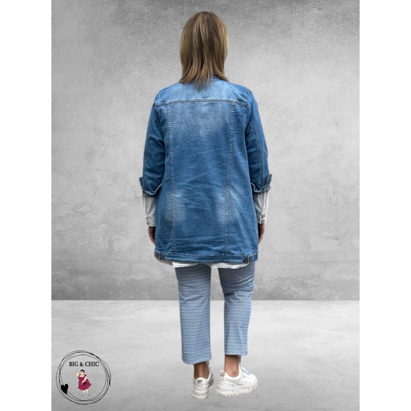 Stark Pantalon JANNA 72 Blauw-Wit