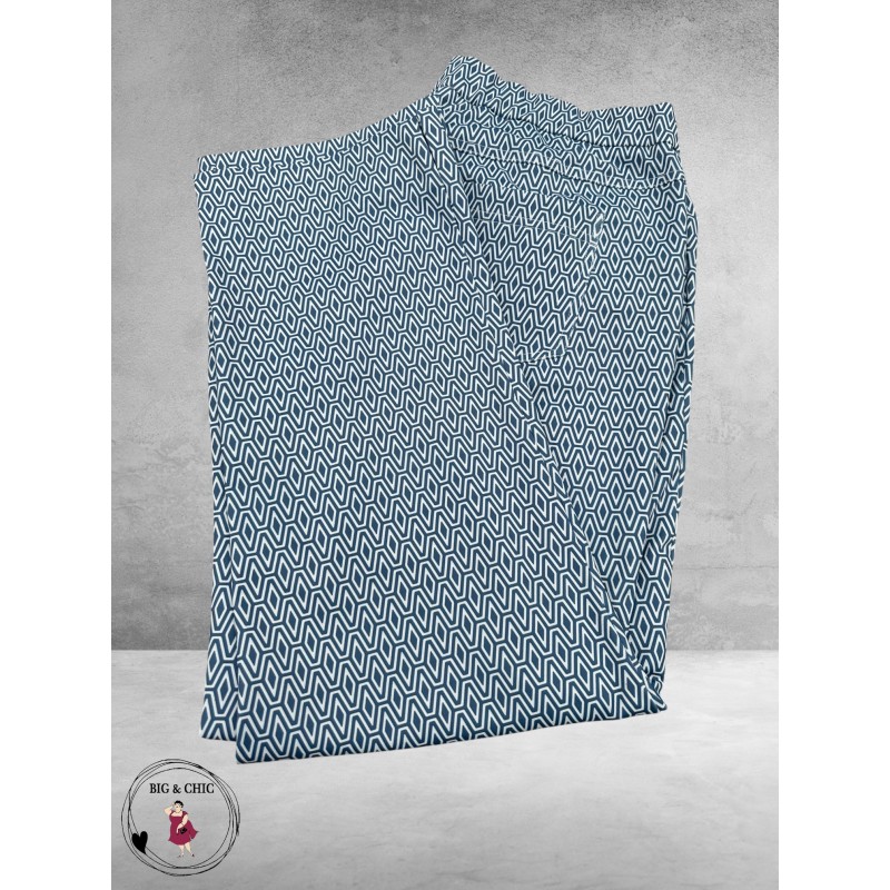 Stark Pantalon JANNA 72 Blauw-Wit