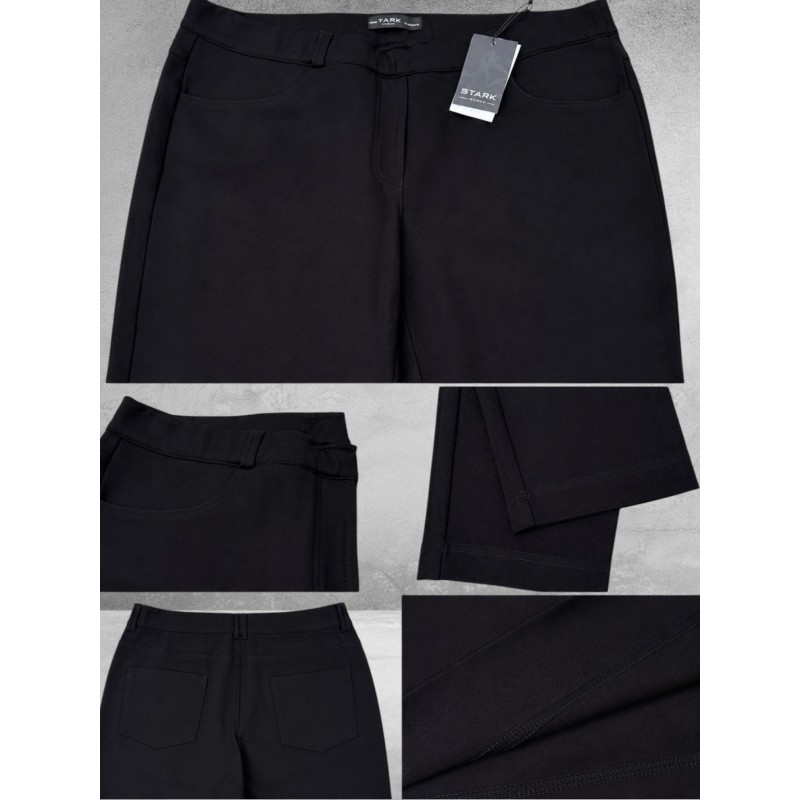 STARK Broek JANNA Straight Zwart