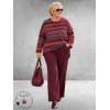 STARK Broek JANNA Straight Bordeaux