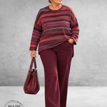 STARK Broek JANNA Straight Bordeaux