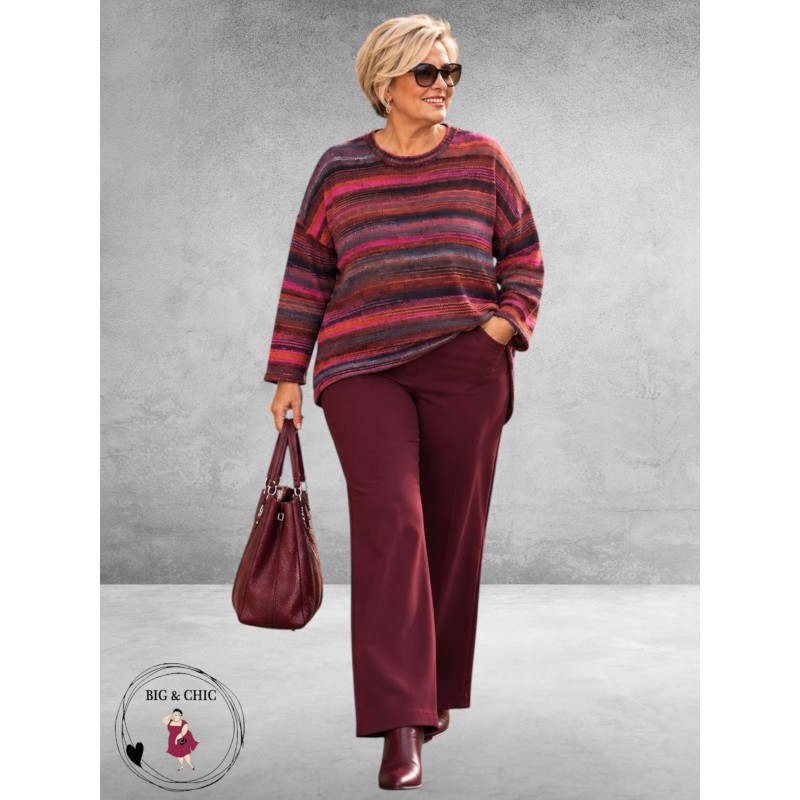 STARK Broek JANNA Straight Bordeaux