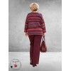 STARK Broek JANNA Straight Bordeaux