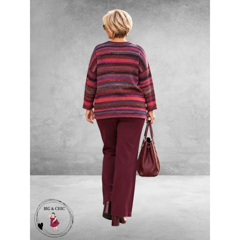 STARK Broek JANNA Straight Bordeaux
