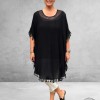 STUDIO Poncho/Tuniek Luna Zwart