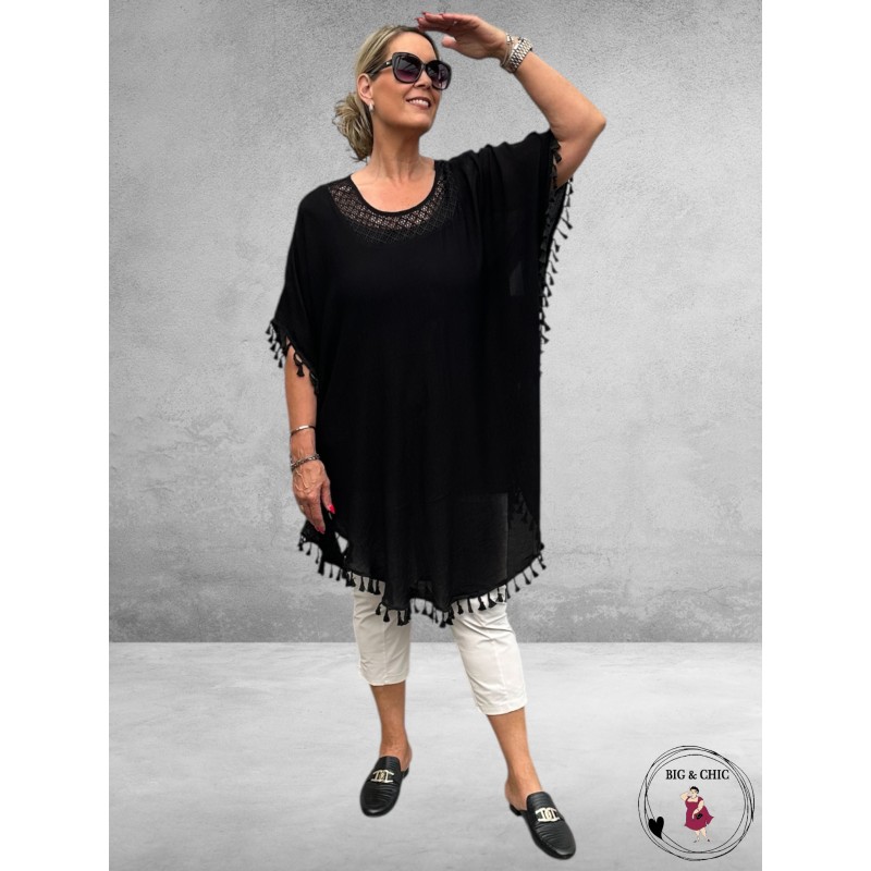 STUDIO Poncho/Tuniek Luna Zwart