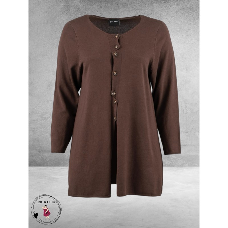 STUDIO Cardigan Norella Bruin