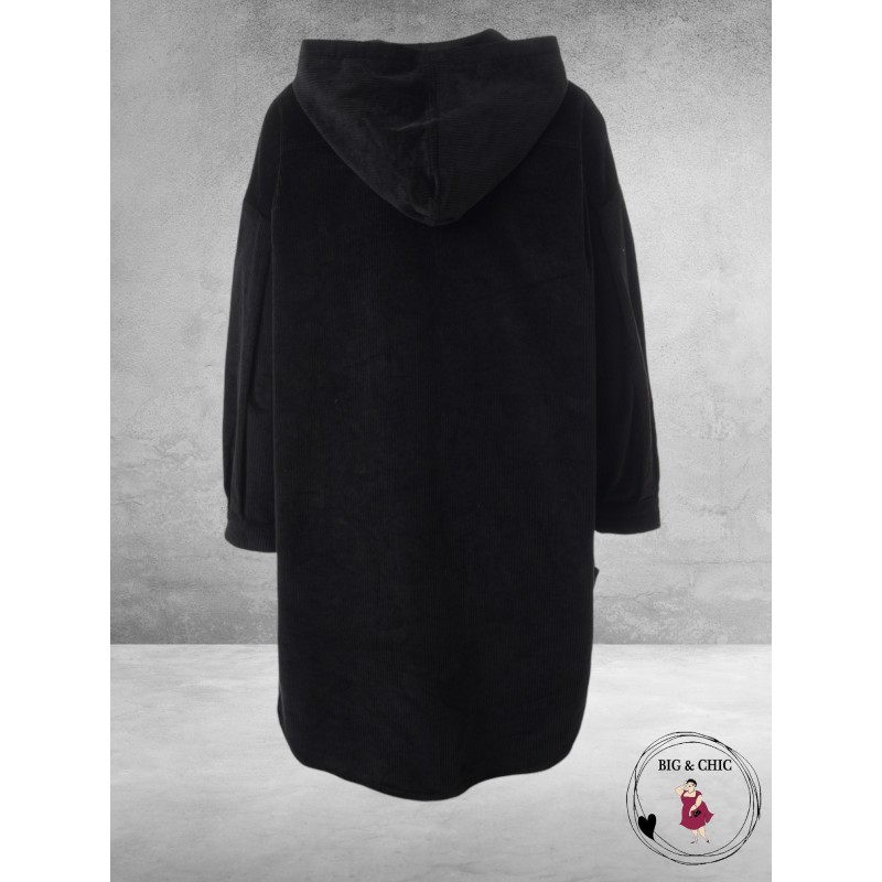 STUDIO Rib Jas Agnete Zwart