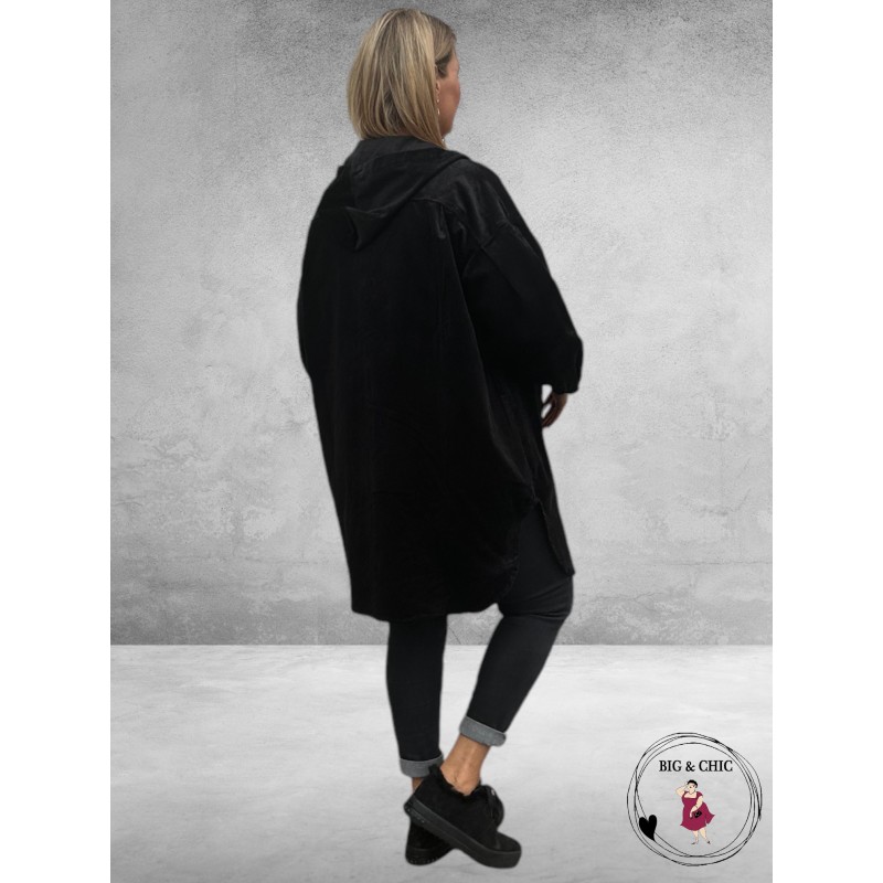 STUDIO Rib Jas Agnete Zwart