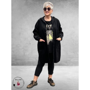 STUDIO Rib Jas Agnete Zwart