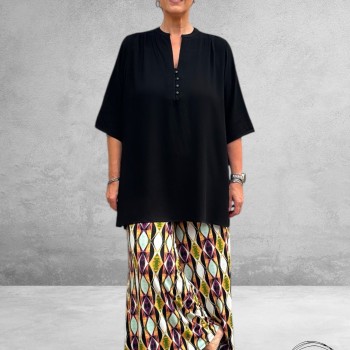 VERSION Blouse Zwart