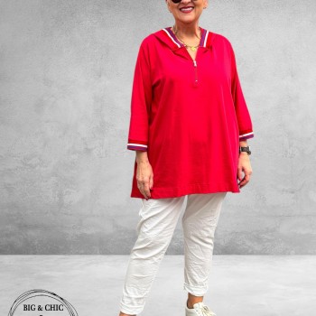 Version Shirt Sporty Chic Rood 