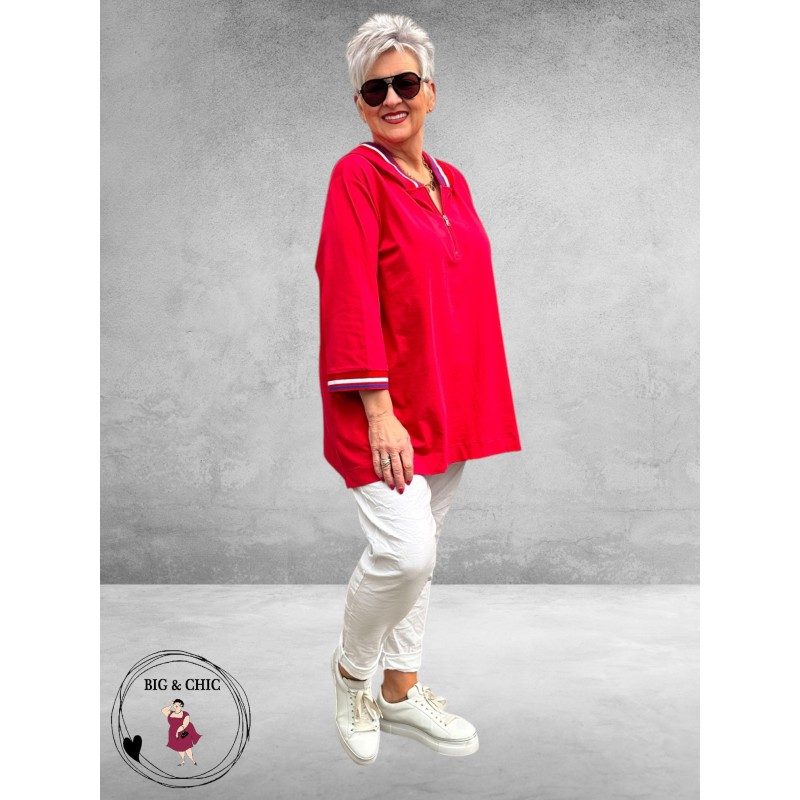 Version Shirt Sporty Chic Rood 