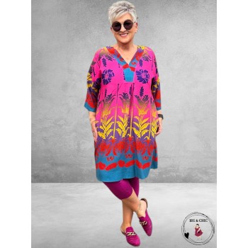 Vincenzo Allocca Tuniek-Jurk Multicolor 