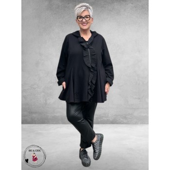 VINCENZO ALLOCCA Vest/Jas  Zwart Ruches