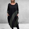 VINCENZO ALLOCCA Jurk Zwart Leerlook