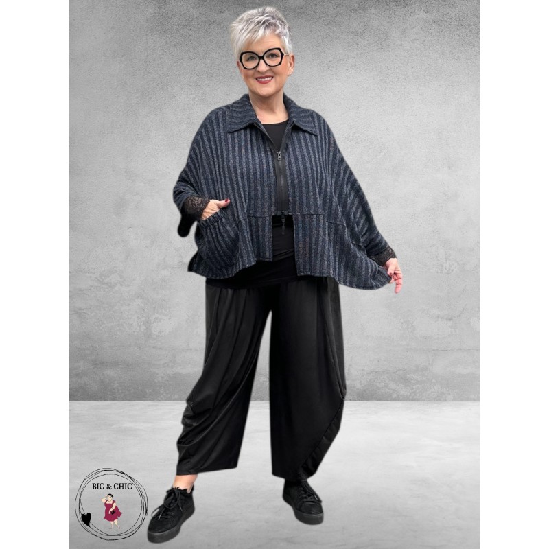 VINCENZO ALLOCCA Jasje/Vest Blauw Gemeleerd