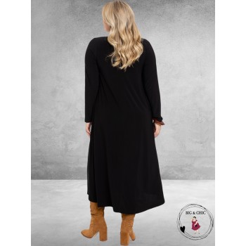 YOEK  Jurk A-lijn  SWING DOLCE PURPLE