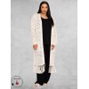 YOEK Cardigan Long Knit Zwart