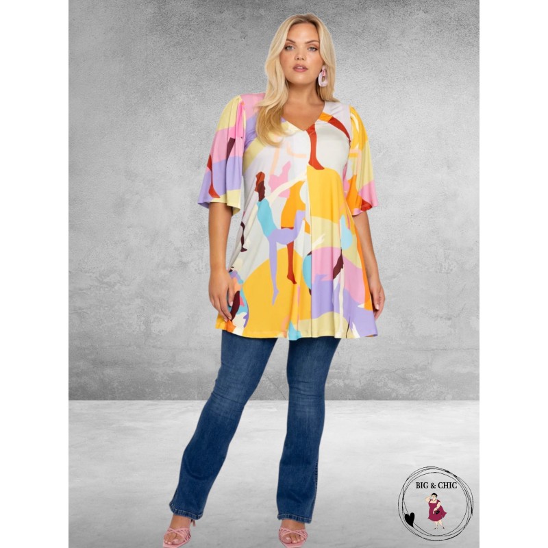 YOEK Tuniek Pleated Danza