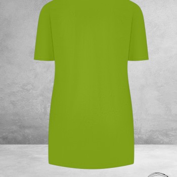 Plus Basics  Shirt Tee V-Neck KIWI