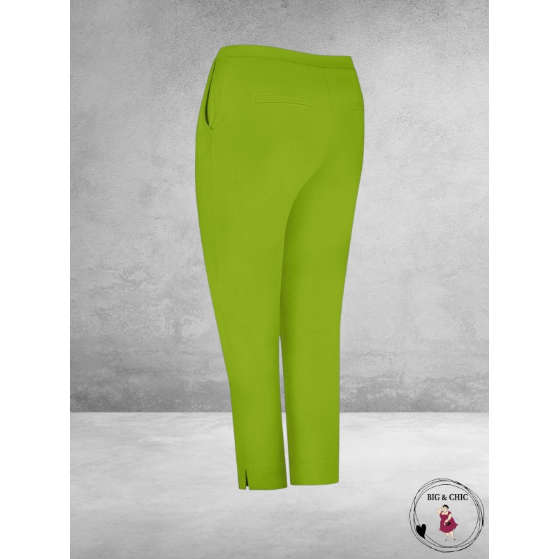 PLUS BASICS Broek 7/8 KIWI