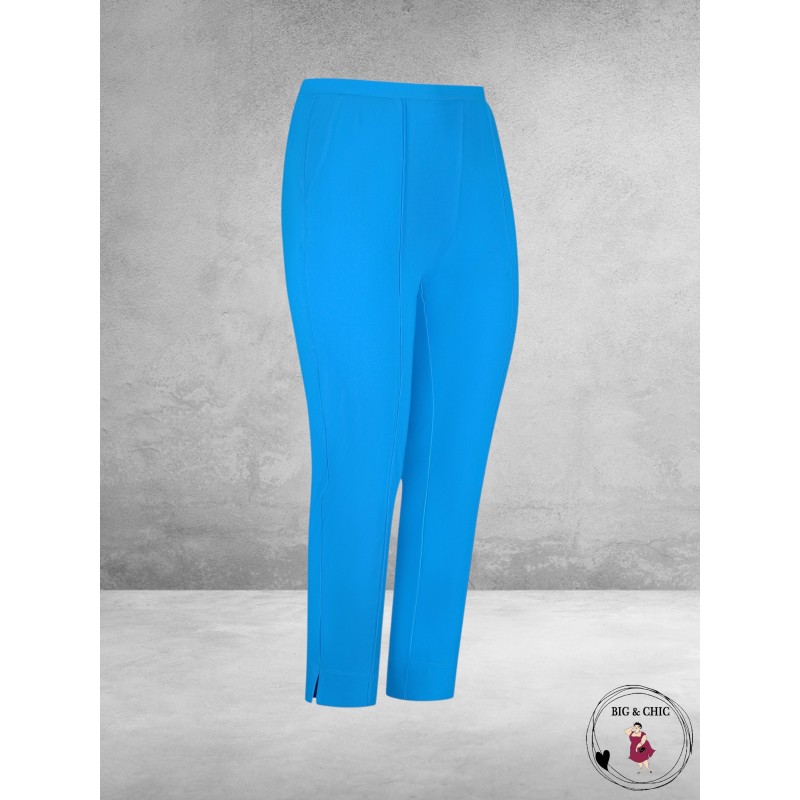 PLUS BASICS Broek 7/8 Azur