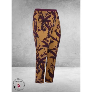 PLUS BASICS Broek/Pants Elegant Floral