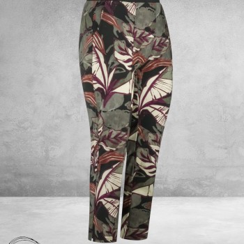 PLUS BASICS Broek/Pants Mystic Leaves