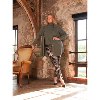 PLUS BASICS Broek/Pants Mystic Leaves