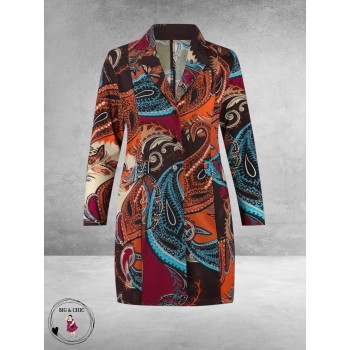 Plus Basics Blazer Long Jacket Liberty