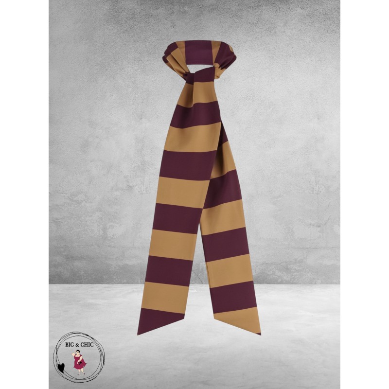 Plus Basics Shawl Block Stripe