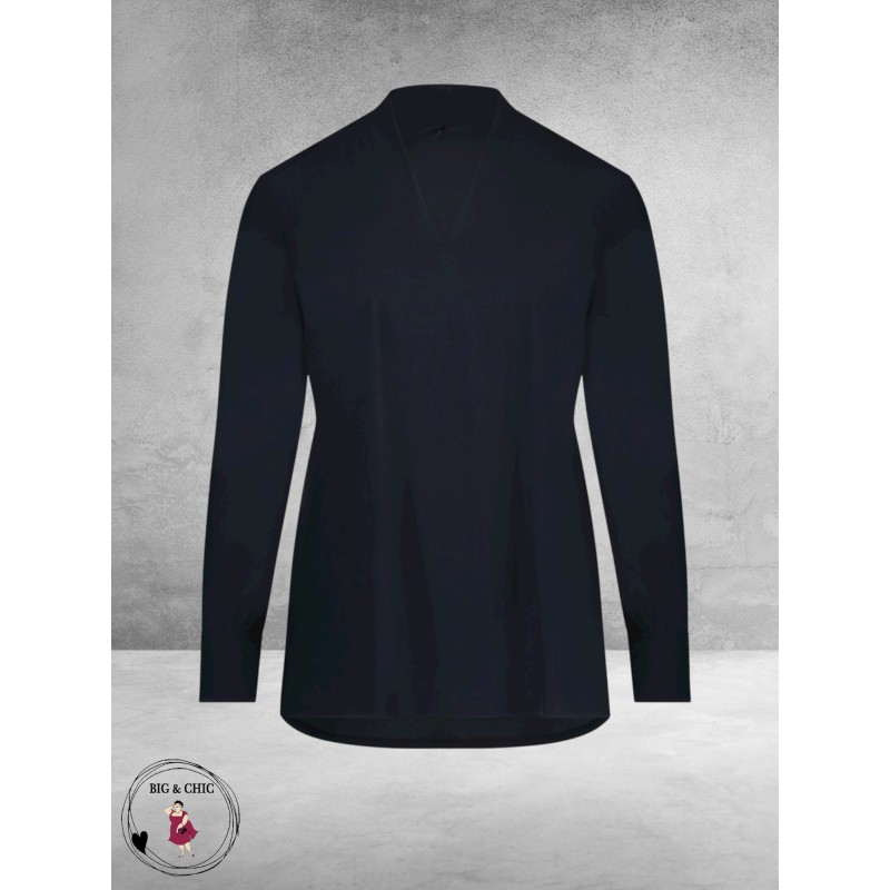 PLUS BASICS Shirt Classic Navy