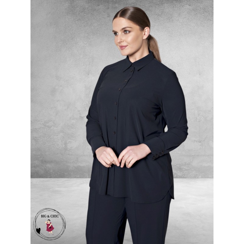 PLUS BASICS Blouse ZWART