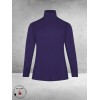 PLUS BASICS Shirt TURTLE NECK Deep Purple