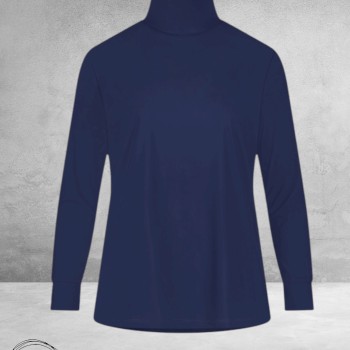 PLUS BASICS Shirt TURTLE NECK Ink Blue