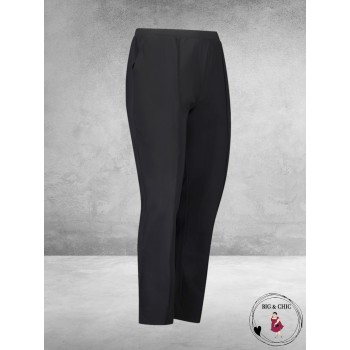 PLUS BASICS Broek 7/8 ZWART