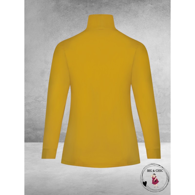 PLUS BASICS Shirt TURTLE OKER GEEL