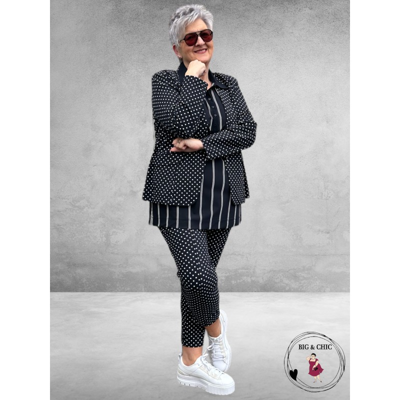 Plus Basics Jacket College Dot