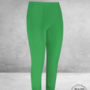 PLUS BASICS Broek 7/8 Forest Green