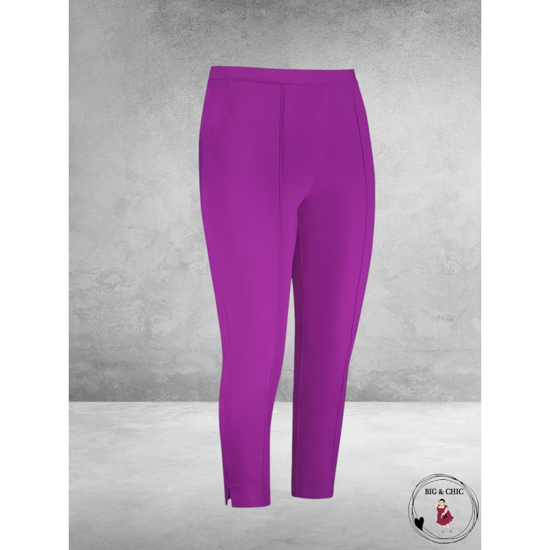 PLUS BASICS Broek 7/8 CYCLAM